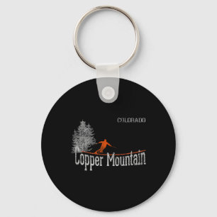 Porte-clés Style des années 80 Copper Mountain Colorado Skiin