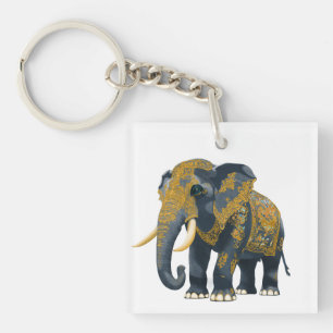 Porte-clés Style éléphant thaï