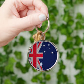 Porte-clés Style fibre de carbone pour Drapeau australien (Main)
