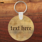 Porte-clés Style gothique crâne vapeur (Verso)