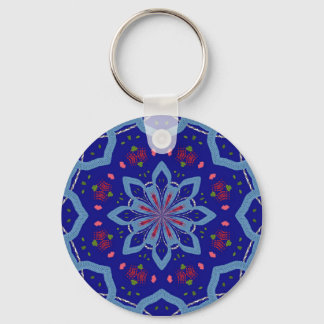 Porte-clés Style Kaleido Bleu