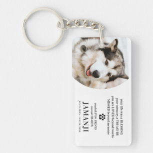Porte-clés Style moderne Tribute Citation Photo Animaux de co