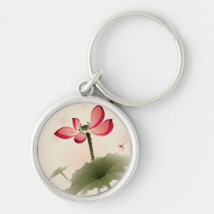 Porte-clés Style oriental Lotus