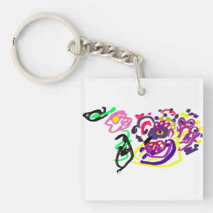 Porte-clés Style paon