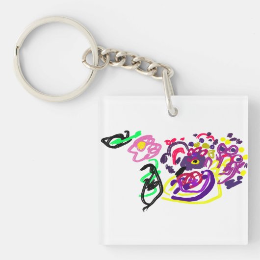 Porte-clés Style paon (Devant)