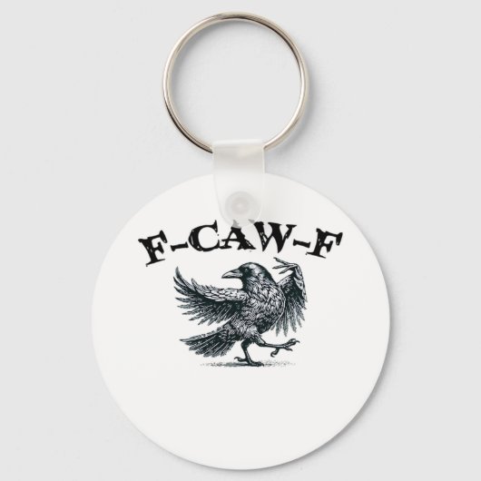 Porte-clés Style Rétro F-Caw-F (Recto)