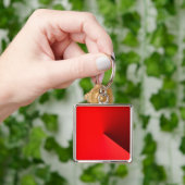 Porte-clés style rouge Ferrari (main)