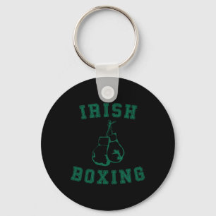 Porte-clés Style Vintage Irlandais Boxe Vert
