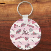 Porte-clés Style XOXO Valentine's Day (Recto)