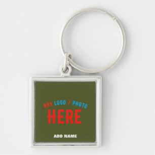PORTE-CLÉS STYLISH MODERNE ARMÉE VERT VÉRIFIÉ MARQUE