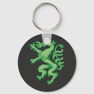 Porte-clés Styrie Vert Armoiries Panther Illustration