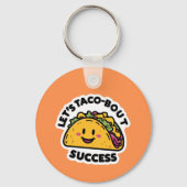 Porte-clés Succès Taco-Bout - Motivation mignonne (Verso)