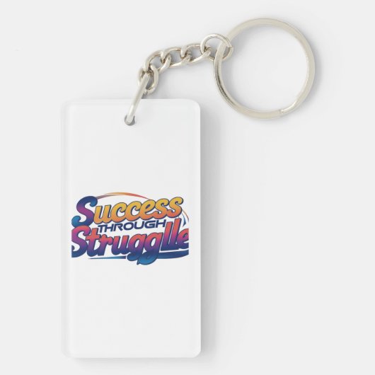 Porte-clés "Success Through Struggle"  (Dos)