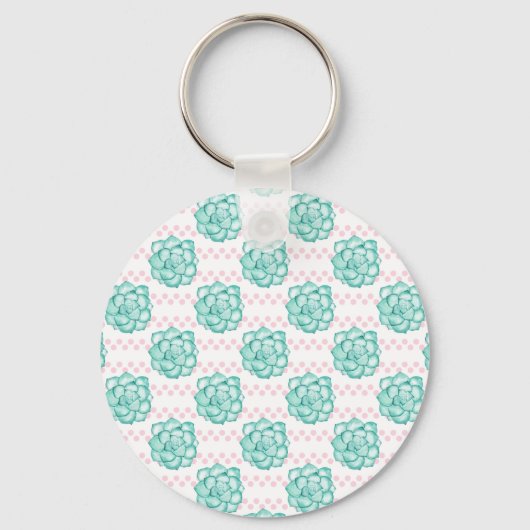 Porte-clés Succulent vert (Recto)