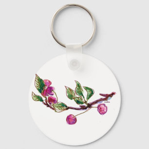 Porte-clés Succursale de cerise