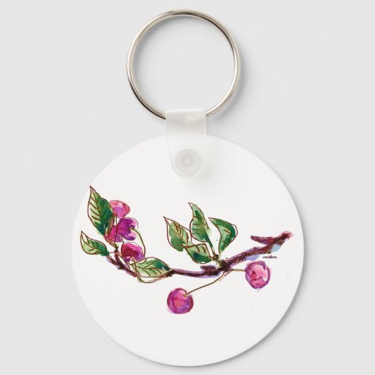 Porte-clés Succursale de cerise (Recto)