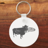 Porte-clés 'suce mes végétaliens (Recto)