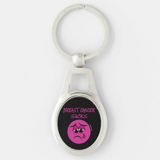 Porte-clés SUCKS...Cancer du sein (Devant)