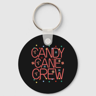 Porte-clés Sucre de canne Crew Funny Sucre de canne de Noël L