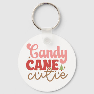 Porte-clés Sucre de canne Cutie Retro Vacances de Noël Super