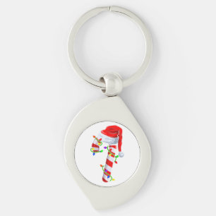 Porte-clés Sucre de canne Éclairage de Noël Famille Correspon