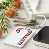 Porte-clés Sucre de canne parties scintillant (Devant droit)