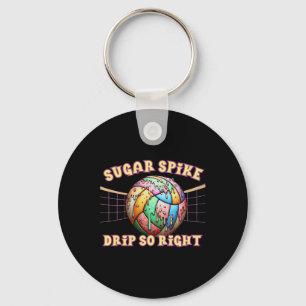Porte-clés Sucre Spike Drike si droite Volleyball glace Crème