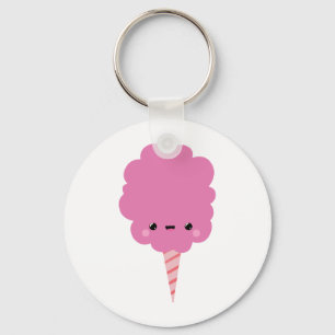 Porte-clés Sucrerie de coton de Kawaii
