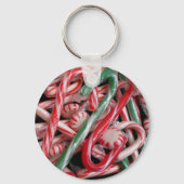 Porte-clés Sucres de canne et menthe de Noël (Verso)