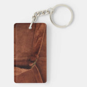 Porte-clés Suède Brown Avec Sangle Et Boucle (Dos)