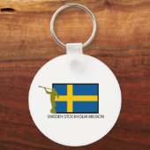 PORTE-CLÉS SUÈDE STOCKHOLM MISSION LDS CTR (Recto)
