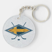 Porte-clés Suède Sverige Ice Hockey Suède (Dos)