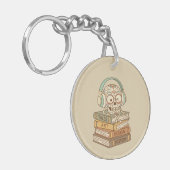 Porte-clés Sugar Skull Passionate About Reading (Devant gauche)
