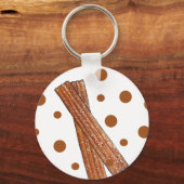 Porte-clés Sugary Churro Fried Pâtisserie Pâtisserie Espagnol (Recto)