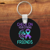 Porte-clés Suicide Awareness Suicide Prevention Suprt Survivo (Recto)