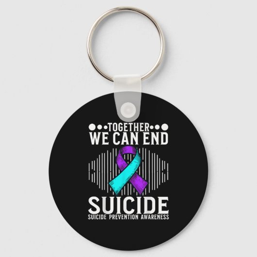 Porte-clés Suicide Awareness Suprt Suicide Prevention Awarene (Recto)
