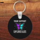 Porte-clés Suicide Awareness Suprt Suicide Prevention Awarene (Recto)