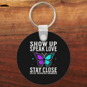 Porte-clés Suicide Awareness Suprt Suicide Prevention Awarene (Recto)