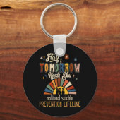 Porte-clés Suicide Crisis Lifeline 988 Stay Tomorrow Needs Yo (Recto)