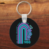 Porte-clés Suicide Prevention 988 No Story Should End Too Soo (Recto)