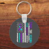 Porte-clés Suicide Prevention Suprt Fight Stigma Suicide Awar (Recto)