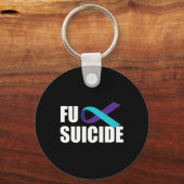 Porte-clés Suicide Sensibilisation au suicide Ruban Préventio (Recto)