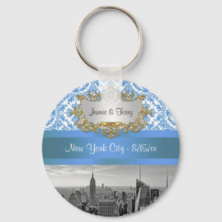 Porte-clés Suite d'invitation personnalisée NY City Skyline D