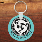 Porte-clés Suivez le lapin blanc (Recto)