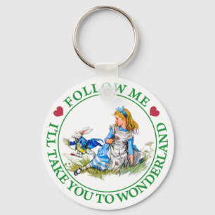 Porte-clés SUIVEZ-MOI, je VOUS PORTERA AU PAYS DES MERVEILLES
