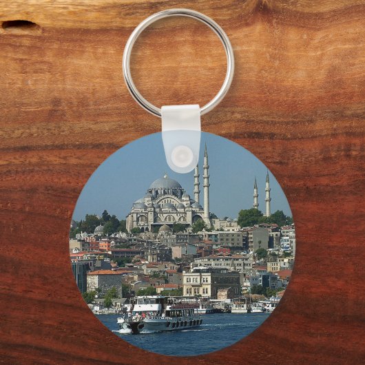 Porte-clés Sultan Ahmed & Istanbul panorama, Turquie (Recto)