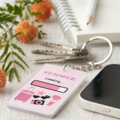 Porte-clés Summer Loading Pink Acrylic Keychain (Devant droit)