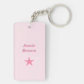 Porte-clés Summer Loading Pink Acrylic Keychain (Dos)