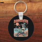 Porte-clés Summerween Mermaid Skeleton Beach Flamant rose Hal (Recto)