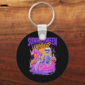 Porte-clés Summerween Vibes Skeleton Citrouille Vacances Éffr (Recto)